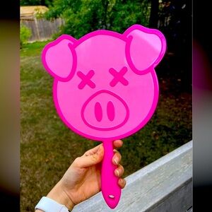 Jeffree Star Hot Pink Pig Hand Mirror
